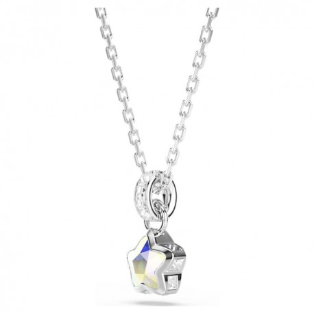 Swarovski Κολιέ Chroma, Αστέρι, Λευκό, Επιμετάλλωση ροδίου 5759678 