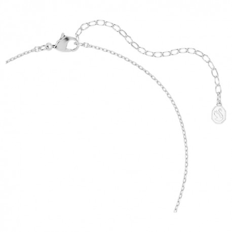 Swarovski Κολιέ Chroma, Αστέρι, Λευκό, Επιμετάλλωση ροδίου 5759678 
