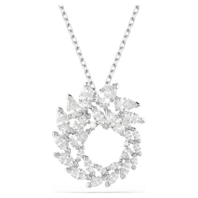 Swarovski Κολιέ Mesmera Κοπή Marquise, Λευκό, Επιμετάλλωση ροδίου 5759837