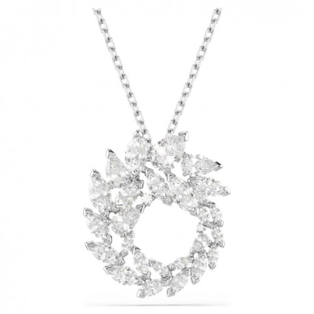 Swarovski Κολιέ Mesmera Κοπή Marquise, Λευκό, Επιμετάλλωση ροδίου 5759837 