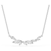 Swarovski Κολιέ Mesmera Κοπή Marquise, Λευκό, Επιμετάλλωση ροδίου 5759838
