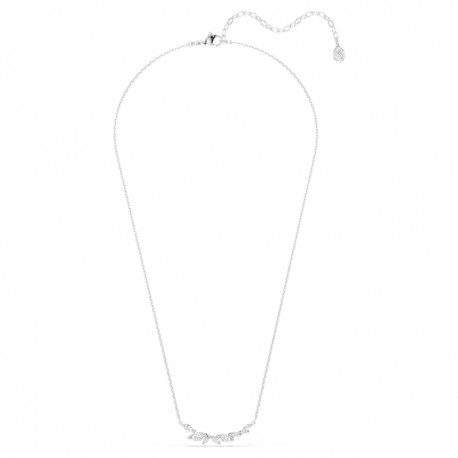 Swarovski Κολιέ Mesmera Κοπή Marquise, Λευκό, Επιμετάλλωση ροδίου 5759838 