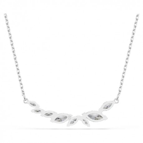 Swarovski Κολιέ Mesmera Κοπή Marquise, Λευκό, Επιμετάλλωση ροδίου 5759838 