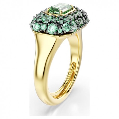 Swarovski Δαχτυλίδι κοκτέιλ Sublima Οκταγωνική κοπή, Πράσινο, Φινίρισμα με χρυσό 18 καρατίων 5759920 