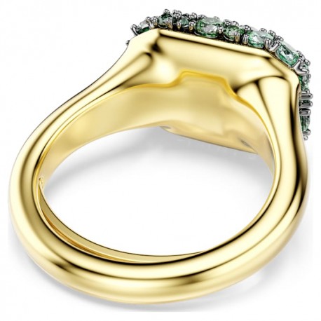Swarovski Δαχτυλίδι κοκτέιλ Sublima Οκταγωνική κοπή, Πράσινο, Φινίρισμα με χρυσό 18 καρατίων 5759920 