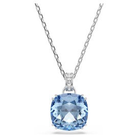 Swarovski Κολιέ Millenia Κοπή cushion, Μπλε, Επιμετάλλωση ροδίου 5760057