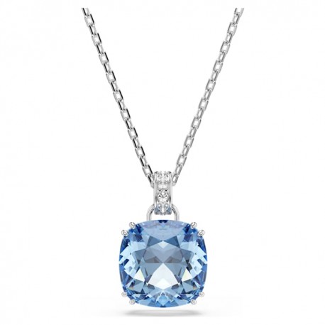 Swarovski Κολιέ Millenia Κοπή cushion, Μπλε, Επιμετάλλωση ροδίου 5760057 