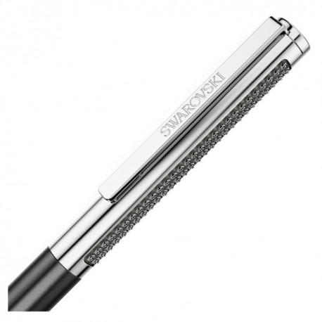 Swarovski Στυλό Matrix Tennis Μαύρο λακαρισμένο, επιμετάλλωση χρωμίου 5760146 