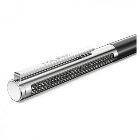 Swarovski Στυλό Matrix Tennis Μαύρο λακαρισμένο, επιμετάλλωση χρωμίου 5760146 