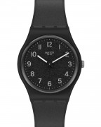 SWATCH Lico-Gum Black Silicone Strap GB326