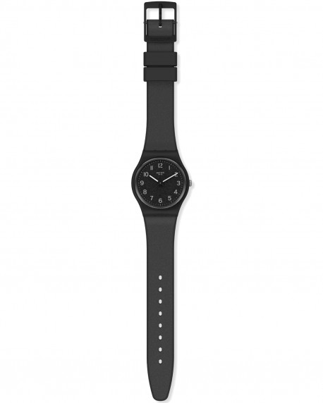 SWATCH Lico-Gum Black Silicone Strap GB326 