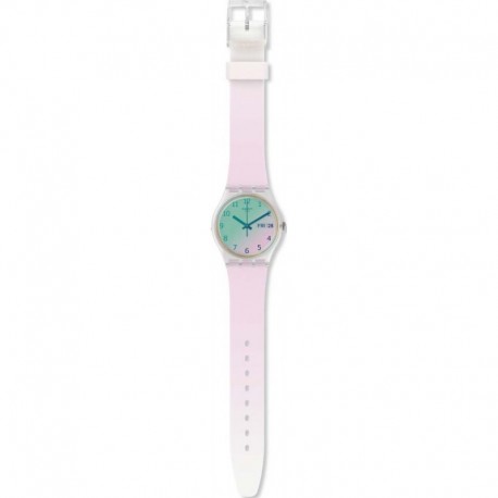 SWATCH Ultrarose Pink rubber Strap GE714 