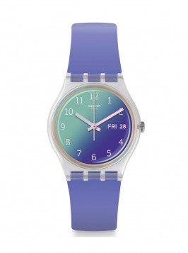 SWATCH Ultralavande Purple Silicone Strap GE718