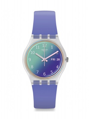 SWATCH Ultralavande Purple Silicone Strap GE718