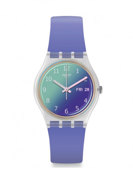 SWATCH Ultralavande Purple Silicone Strap GE718 