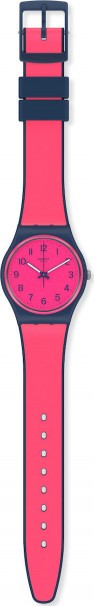 SWATCH Pink Gum Pink Rubber Strap GN264 