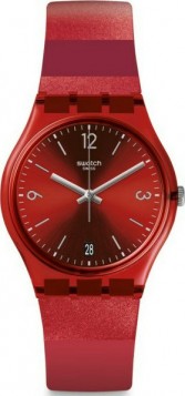 SWATCH Ruberalda Red Rubber Strap GR406