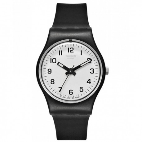 SWATCH Something New Black Rubber Strap LB153 