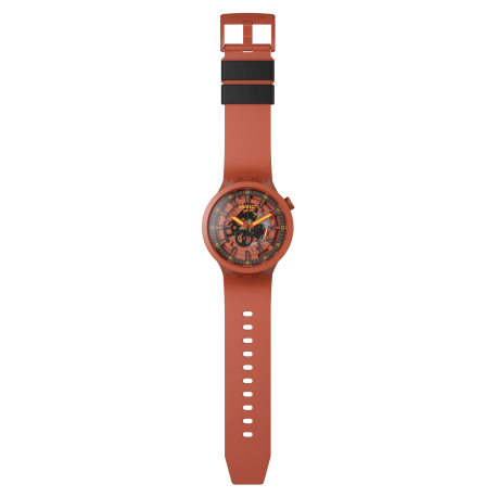SWATCH OPEN HEARTS Red Rubber Strap SB01R100 