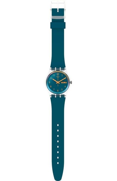SWATCH Essentials Blue Away Blue Biosourced Strap SO28K700 
