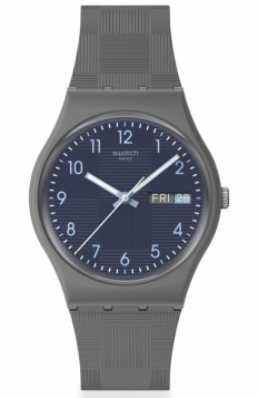 SWATCH Tile Dial Rubber Strap SO28M701