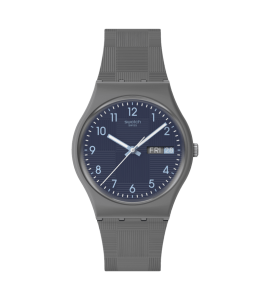 SWATCH Tile Dial Rubber Strap SO28M701