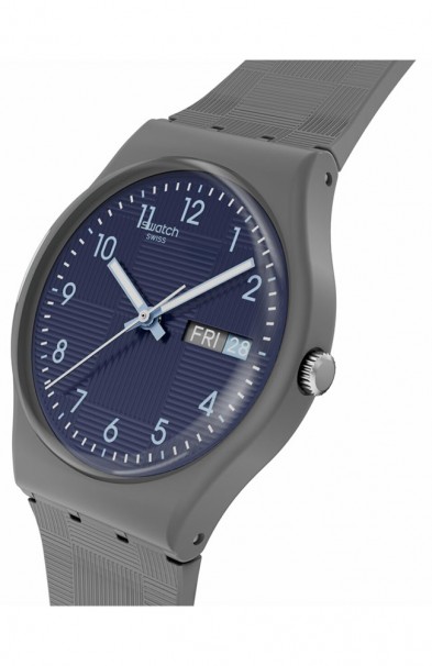 SWATCH Tile Dial Rubber Strap SO28M701 