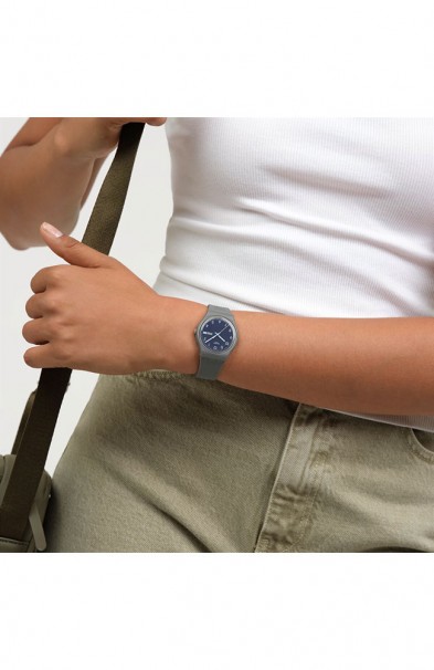 SWATCH Tile Dial Rubber Strap SO28M701 
