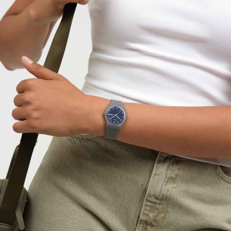 SWATCH Tile Dial Rubber Strap SO28M701 