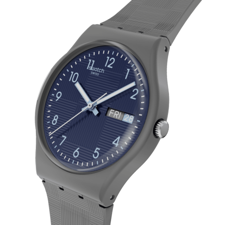SWATCH Tile Dial Rubber Strap SO28M701 
