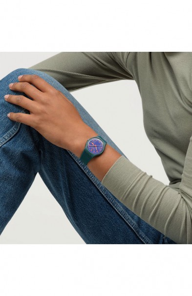 SWATCH Pattern Formation Rubber Strap SO28N706 