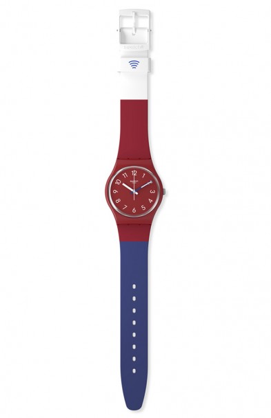 SWATCH Color Bloco Multicolor Rubber Strap SO28R112 