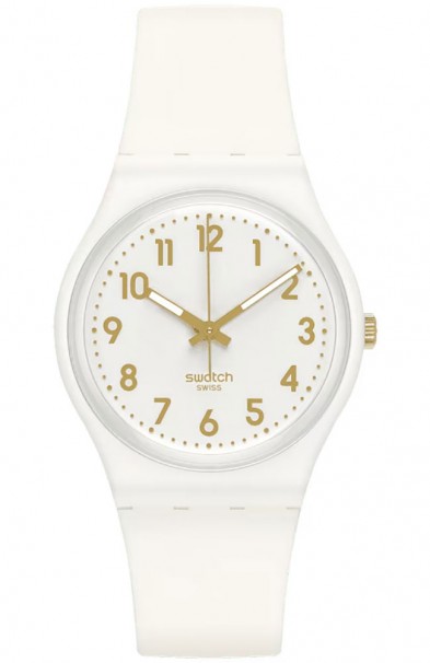 SWATCH White Bishop Rubber Strap SO28W106-S14 