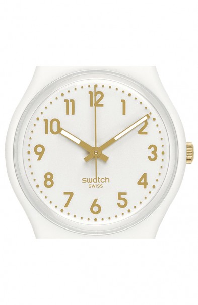 SWATCH White Bishop Rubber Strap SO28W106-S14 