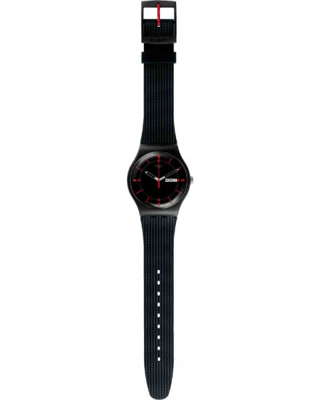 SWATCH Gaet Again Black Rubber Strap SO29B710 