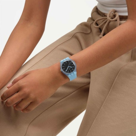 SWATCH Blue Moves Rubber Strap SO29L101 