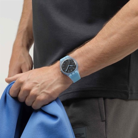 SWATCH Blue Moves Rubber Strap SO29L101 