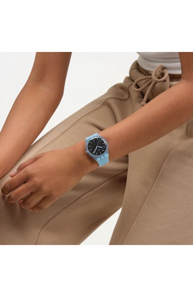 SWATCH Blue Moves Rubber Strap SO29L101 