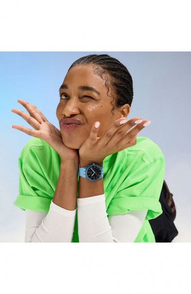 SWATCH Blue Moves Rubber Strap SO29L101 