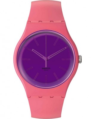 SWATCH Essentials Berry Harmonious Pink Silicone Strap SO29P102