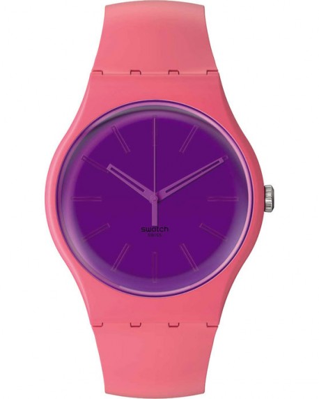 SWATCH Essentials Berry Harmonious Pink Silicone Strap SO29P102 