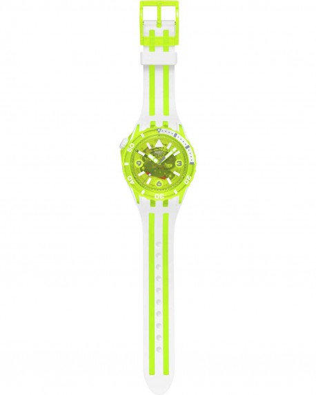 SWATCH Scubaqua Egg Yolk Two Tone Silicone Strap SSCU09J100 