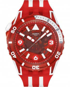 SWATCH Scubaqua Lion’s Mane Two Tone Silicone Strap SSCU09R100
