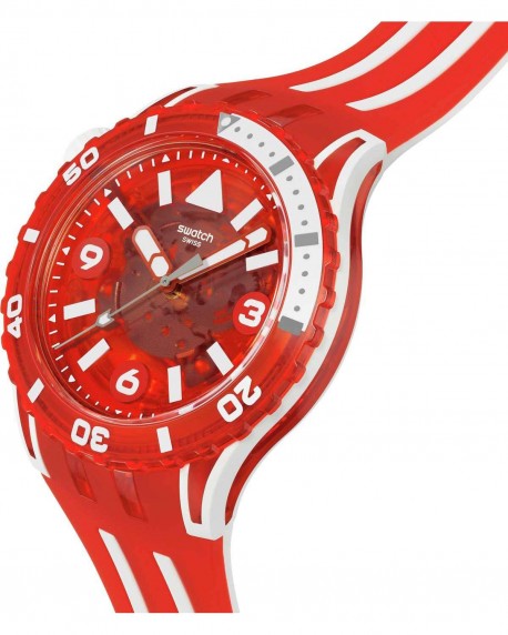 SWATCH Scubaqua Lion’s Mane Two Tone Silicone Strap SSCU09R100 