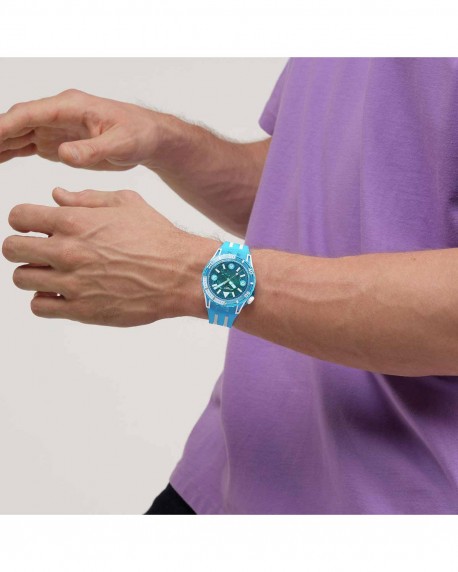 Ρολόι SWATCH Scubaqua Blue Fire Two Tone Silicone Strap SSCU09S100 
