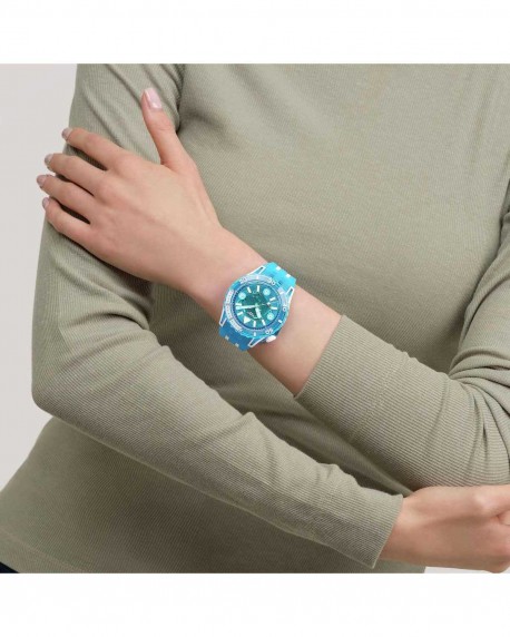Ρολόι SWATCH Scubaqua Blue Fire Two Tone Silicone Strap SSCU09S100 