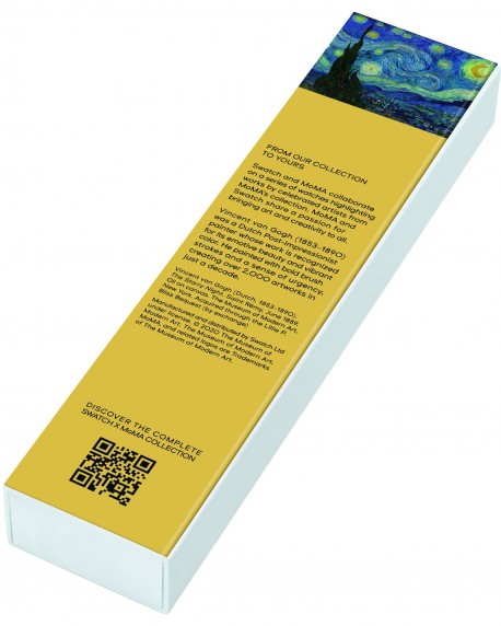 SWATCH MoMA The Starry Night By Vincent Van Gogh Silicone Strap SUOZ335 