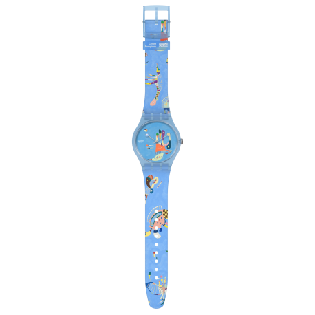 SWATCH X Centre Pompidou Blue sky by Vassily Kandinsky SUOZ342 