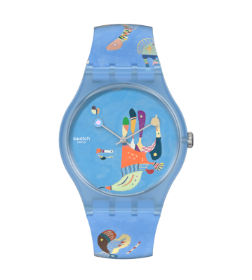 SWATCH X Centre Pompidou Blue sky by Vassily Kandinsky SUOZ342