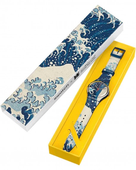 SWATCH Art Journey 2023 The Great Wave By Hokusai & Astrolabe SUOZ351 